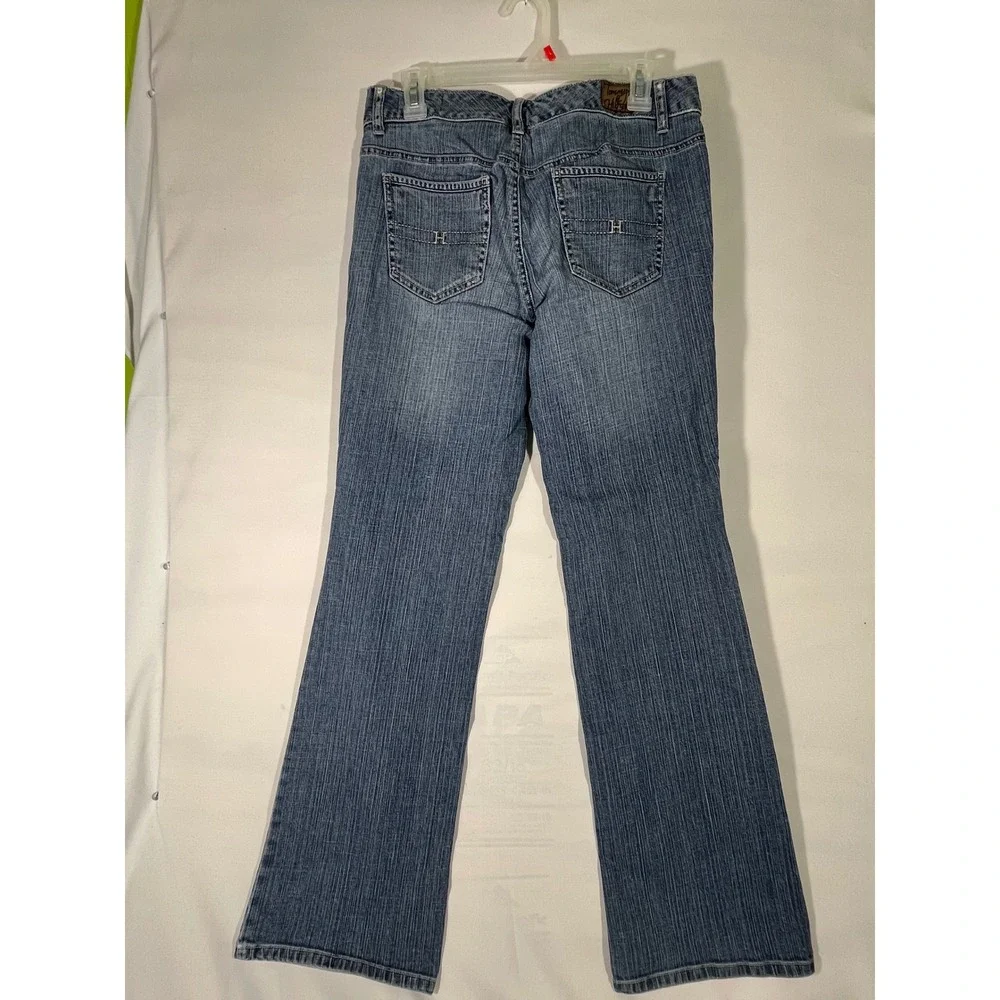 VTG‎ Tommy Hilfiger Jeans Women Sz 8 Bootcut Modern Rise Blue Denim Y2K Classic
